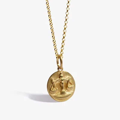Annoushka Zodiac 18ct Yellow Gold Libra Necklace