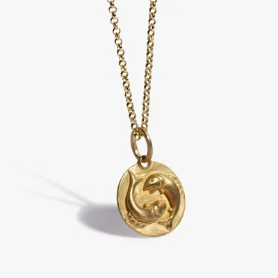 Annoushka Zodiac 18ct Yellow Gold Pisces Necklace