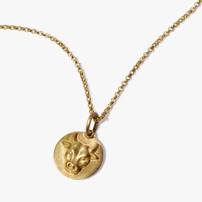 Annoushka Zodiac 18ct Yellow Gold Taurus Necklace
