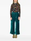 Anntian Floral-print Sweater In Black