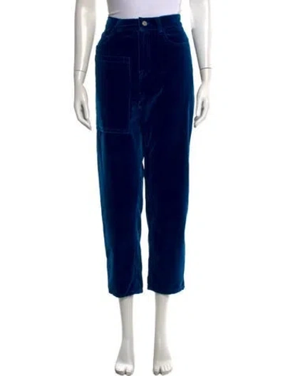 Pre-owned Anntian Straight Leg Pants In Blue