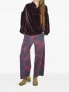 Anntian Tie-dye Wide-leg Jeans In Multi