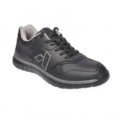 Anodyne Men's Sport Trainer Shoe In Black In Gray