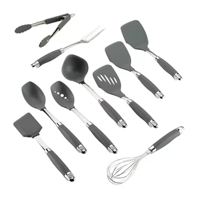 Anolon 10-pc. Kitchen Utensil Set In Gray