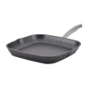 Anolon Accolade 11" Stovetop Square Grill Pan In Gray