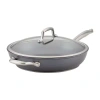 Anolon Accolade 12" Non-stick Frying Pan With Lid In Gray