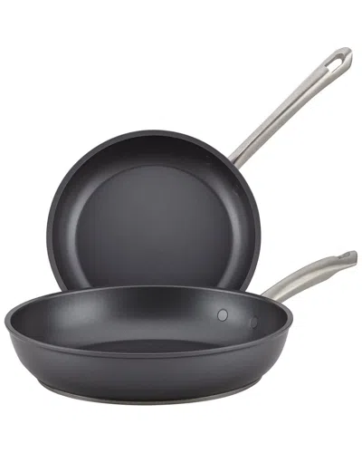 ANOLON ANOLON ACCOLADE FORGED HARD-ANODIZED FRY PAN SET