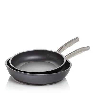 Anolon Accolade Hard-anodized Precision Forge Skillet Twin Pack, Moonstone
