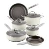 Anolon Achieve Hard Anodized 10-pc. Cookware Set In White
