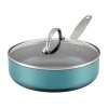 Anolon Achieve Hard Anodized 3-qt. Saute Pan With Lid In Blue