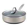Anolon Achieve Hard Anodized 3-qt. Saute Pan With Lid In Silver