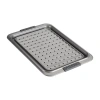 Anolon Advanced 2-pc. Rectangular Crisper Pizza Pan In Gray