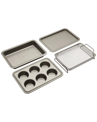 Anolon Advanced Bakeware 4pc Nonstick Toaster Oven Pan Set In Neutral