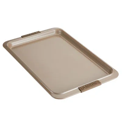 Anolon Advanced Bakeware Nonstick Cookie Pan / Sheet, With Silicone Grips In Bronze