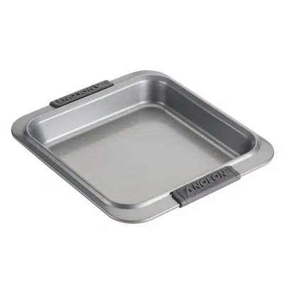 Anolon Advanced Bakeware Nonstick Square Cake Baking Pan, 9 Inch X 9 Inch, Gray