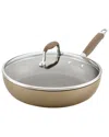 Anolon Advanced Home 12in Hard-anodized Nonstick Deep Frying Pan With Lid