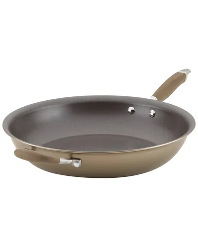 ANOLON ANOLON ADVANCED HOME 14.5IN HARD-ANODIZED NONSTICK FRYING PAN WITH HELPER  HANDLE