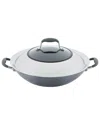 Anolon Advanced Home 14in Hard-anodized Nonstick Wok With Side Handles & Lid