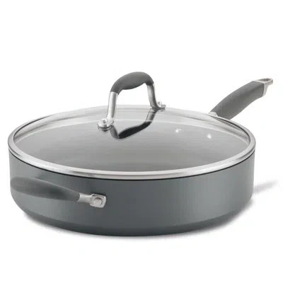 Anolon Advanced Home 5-quart Sauté Pan With Helper Handle And Lid, Moonstone