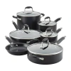 Anolon Advanced Home Hard Anodized 11-pc. Cookware Set In Black
