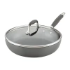 Anolon Advanced Home Hard Anodized 12" Deep Skillet With Lid In Gray