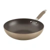 Anolon Advanced Home Hard Anodized 12" Stir Fry Pan In Brown