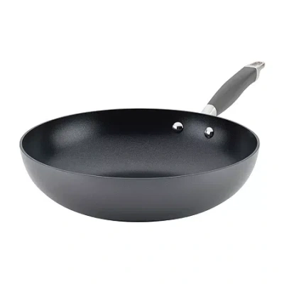 Anolon Advanced Home Hard Anodized 12" Stir Fry Pan In Gray