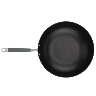 Anolon Advanced Home Hard Anodized Nonstick Stir Fry Pan / Wok, 12 Inch In Black