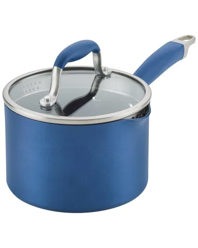 ANOLON ANOLON ADVANCED HOME HARD-ANODIZED NONSTICK STRAINING SAUCEPAN 2QT