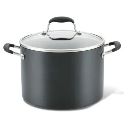 Anolon Advanced Home Hard-anodized Nonstick 10-quart Open Stockpot, Onyx