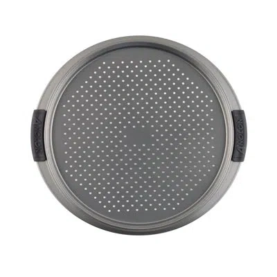 Anolon Advanced Nonstick Bakeware Pizza Pan, 13-inch, Set Of Two In Gray