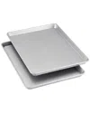 Anolon Pro-bake Bakeware 2 Piece Aluminized Steel Half Sheet Baking Pan Set In Gray
