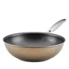 Anolon Ascend Hard Anodized Nonstick 10in Stir Fry Pan In Brown