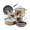 Anolon Ascend 10-piece Non-stick Cookware Set In Brown