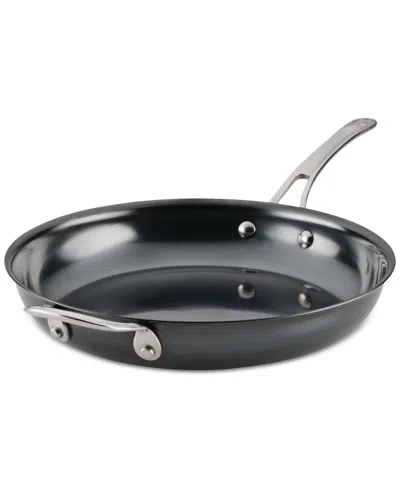 Anolon Everlast N2 Carbon Steel 12" Frying Pan In Black