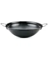 Anolon Everlast N2 Carbon Steel 14" Wok In Black