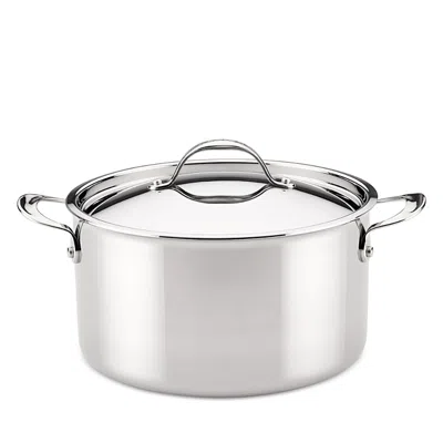 Anolon Everlast Tri Ply 8 Qt. Stockpot With Lid In Silver