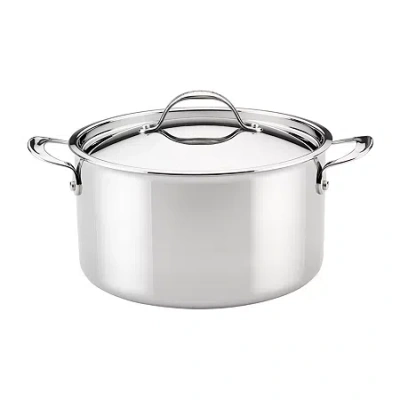 Anolon Everlast Tri-ply Clad Stainless Steel Stockpot In Silver