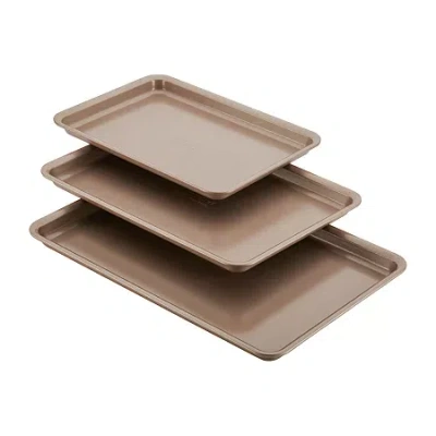 Anolon Hi-performance 3-pc. Non-stick Bakeware Set In Yellow