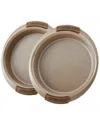 Anolon Nonstick Layer 2pc Cake Pan Set In Bronze