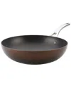 Anolon Nouvelle Copper Luxe Sable Hard-anodized Non-stick Stir Fry Pan