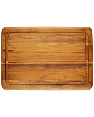 Anolon Pantryware 20x14in Reversible Teak Cutting Board In Black