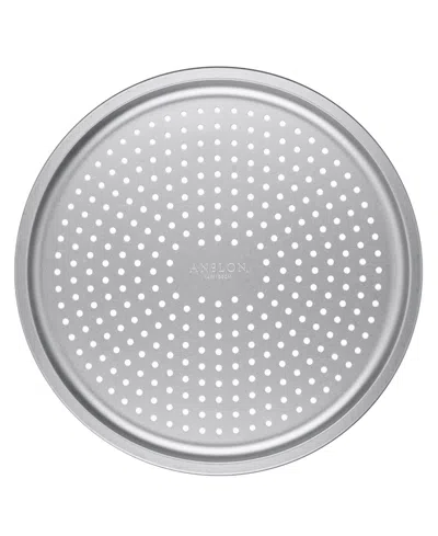 ANOLON PRO-BAKE BAKEWARE ALUMINIZED STEEL PERFORATED PIZZA PAN, 14"