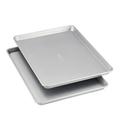 Anolon Pro-bake Bakeware Aluminized Steel Half Sheet Baking Pan In Silver