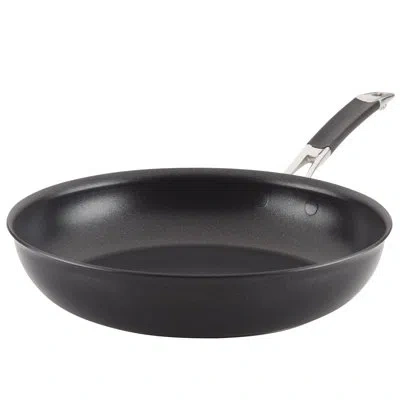 Anolon Smartstack Hard Anodized Nonstick Induction Frying Pan / Skillet, 12-inch, Black