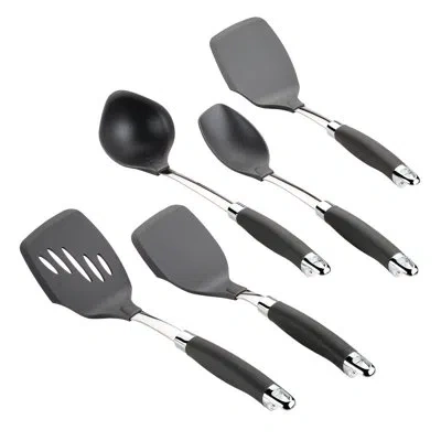 Anolon Tools And Gadgets Suregrip Nonstick Kitchen / Cooking Utensil Set, 5 Piece In Graphite