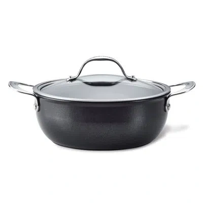 Anolon X 4-quarts Hybrid Non-stick Casserole Pan With Glass Lid, Dark Gray