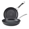 Anolon X Hybrid Nonstick Induction Frying Pan Twin Pack Set In Black