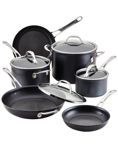 Anolon X Hybrid Nonstick 10pc Cookware Set In Grey