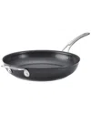 Anolon X Hybrid Nonstick Induction Frying Pan With Helper Handle In Grey